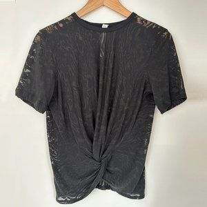 Lululemon Crescent T-Shirt Black Size 2